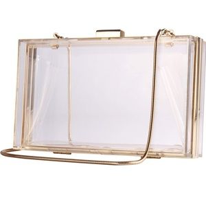 Clear acrylic purse